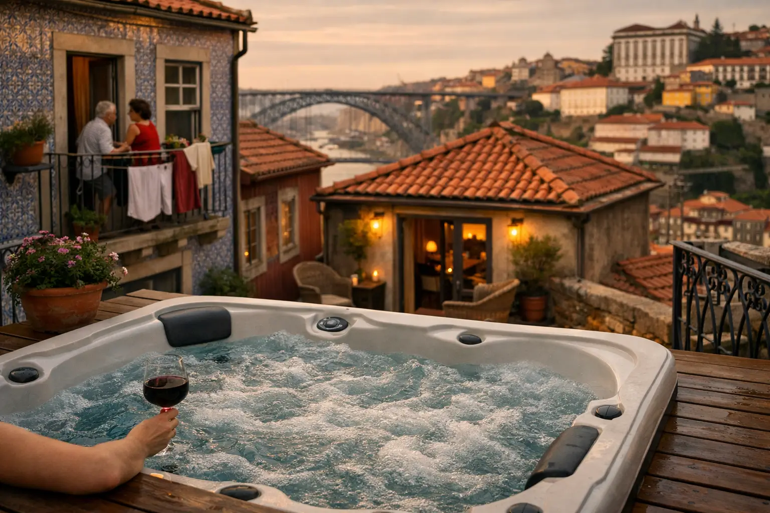 Porto houses with private jacuzzi no Porto